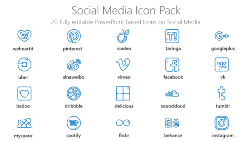 SMMI31 Social Media Icon Pack-pptinfographics