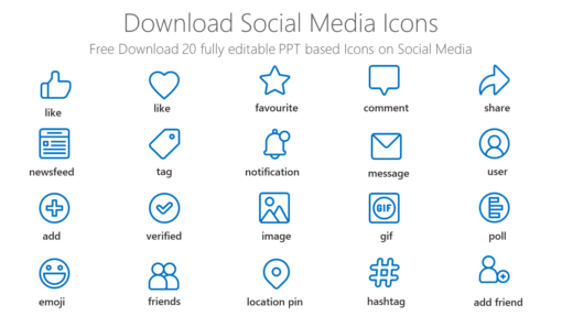 SMMI32 Download Social Media Icons-pptinfographics