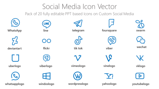 SMMI34 Social Media Icon Vector-pptinfographics