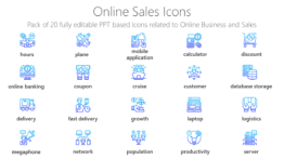 Online Sales Icons
