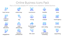 Online Business Icons Pack