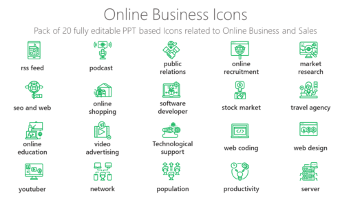 SMMI43 Online Business Icons-pptinfographics