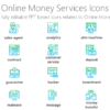 SMMI53 Online Money Services Icons-pptinfographics