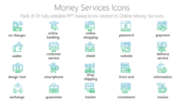 Online Money Services Icons