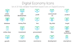 Digital Economy Icons