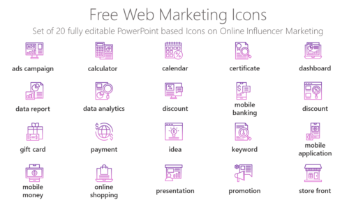 SMMI75 Free Web Marketing Icons-pptinfographics