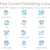 Free content marketing icons
