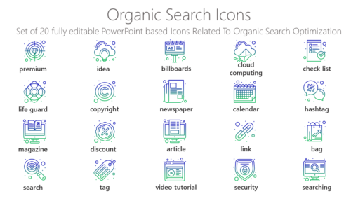 SMMI97 Organic Search Icons-pptinfographics