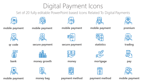 SMMI99 Digital Payment Icons-pptinfographics