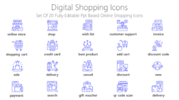Online Shopping Icons