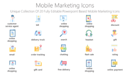 Mobile Marketing Icons