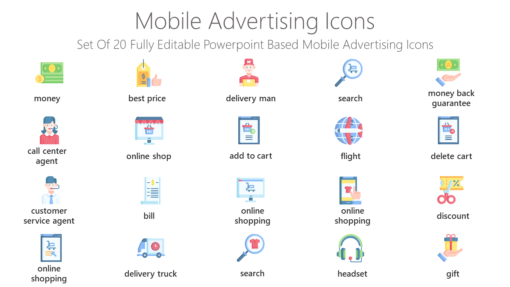 ECI46 Mobile Advertising Icons-pptinfographics