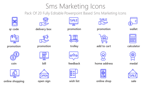 ECI48 Sms Marketing Icons-pptinfographics