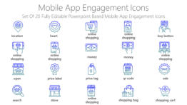 Mobile App Engagement Icons