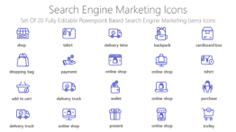 Search Engine Marketing (sem) Icons