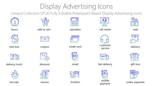 ECI61 Display Advertising Icons-pptinfographics