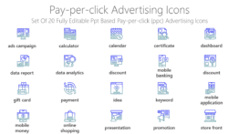 Pay-per-click (ppc) Advertising Icons