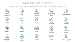 Online Marketing Icons