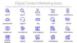Content Marketing Icons