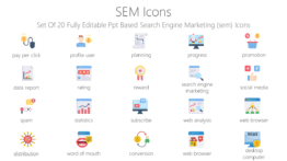 Search Engine Marketing (sem) Icons