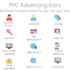 Pay-per-click (ppc) Advertising Icons