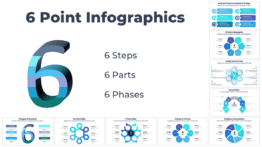 6-point infographics collection.