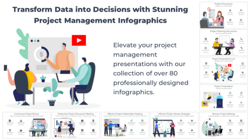Project Review Infographics collection