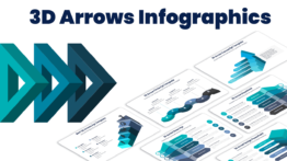 Enhance communication with 3D arrow infographics templates. Great for dynamic and clear visual storytelling