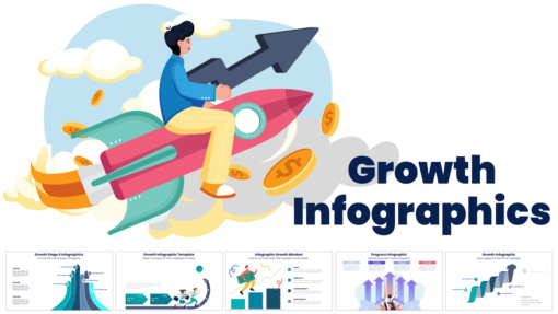 Boost your growth with growth infographics templates with high-quality templates.