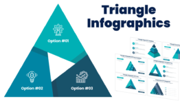 Eye-catching triangle and isosceles triangle infographics templates for creating professional, data-driven presentations.