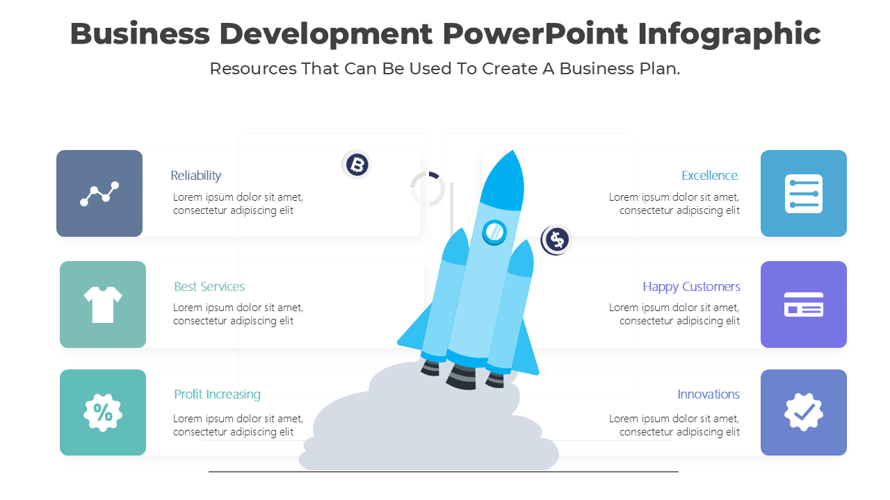Business Development PowerPoint Infographic Template 3 Business Development PowerPoint Infographic - Creative for professionals. Achieve impactful storytelling with ease!