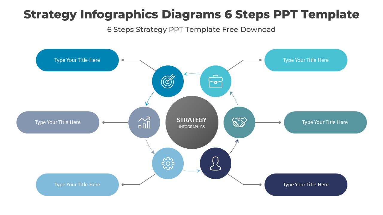 Strategy Infographics Diagrams Steps PPT Template Template 3 Strategy Infographics Diagrams Steps PPT - Design for professionals. Perfect for your next presentation!