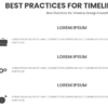 PowerPoint Roadmap Template showcasing best practices for timeline design, featuring effective visuals for professional presentations and download options.