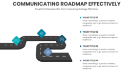Professional PowerPoint Roadmap Template for communicating strategy effectively with customizable roadmap and stakeholder engagement slides