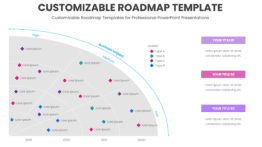 Customizable Roadmap Templates offering professional PowerPoint Roadmap Template for effective strategy presentations and timeline designs.