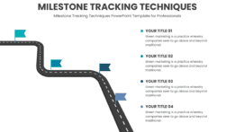Professional PowerPoint Roadmap Template for Milestone Tracking Techniques with effective roadmap PPT slides and timeline milestone designs.