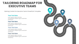 PowerPoint Roadmap Template for tailoring content for executive teams with professional presentation features and editable roadmap slides.