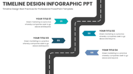 PowerPoint Roadmap Template for timeline design best practices, featuring editable roadmap PPT template for effective presentations.