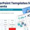 PowerPoint templates for students with editable slides compatible with Google Slides and Keynote for projects and assignments.