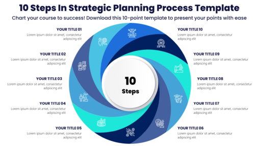 10 Steps In Strategic Planning Process Template - Chart your course to success! Download this 10-point template to present yo