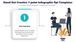 Stand Out Creative 1-point Infographic Ppt Templates - Creative 1point Infographic Powerpoint Templates