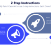 2 Step Instructions - Simplify Tasks! Clear & Concise 2-step Instructions. Get It Done Now!