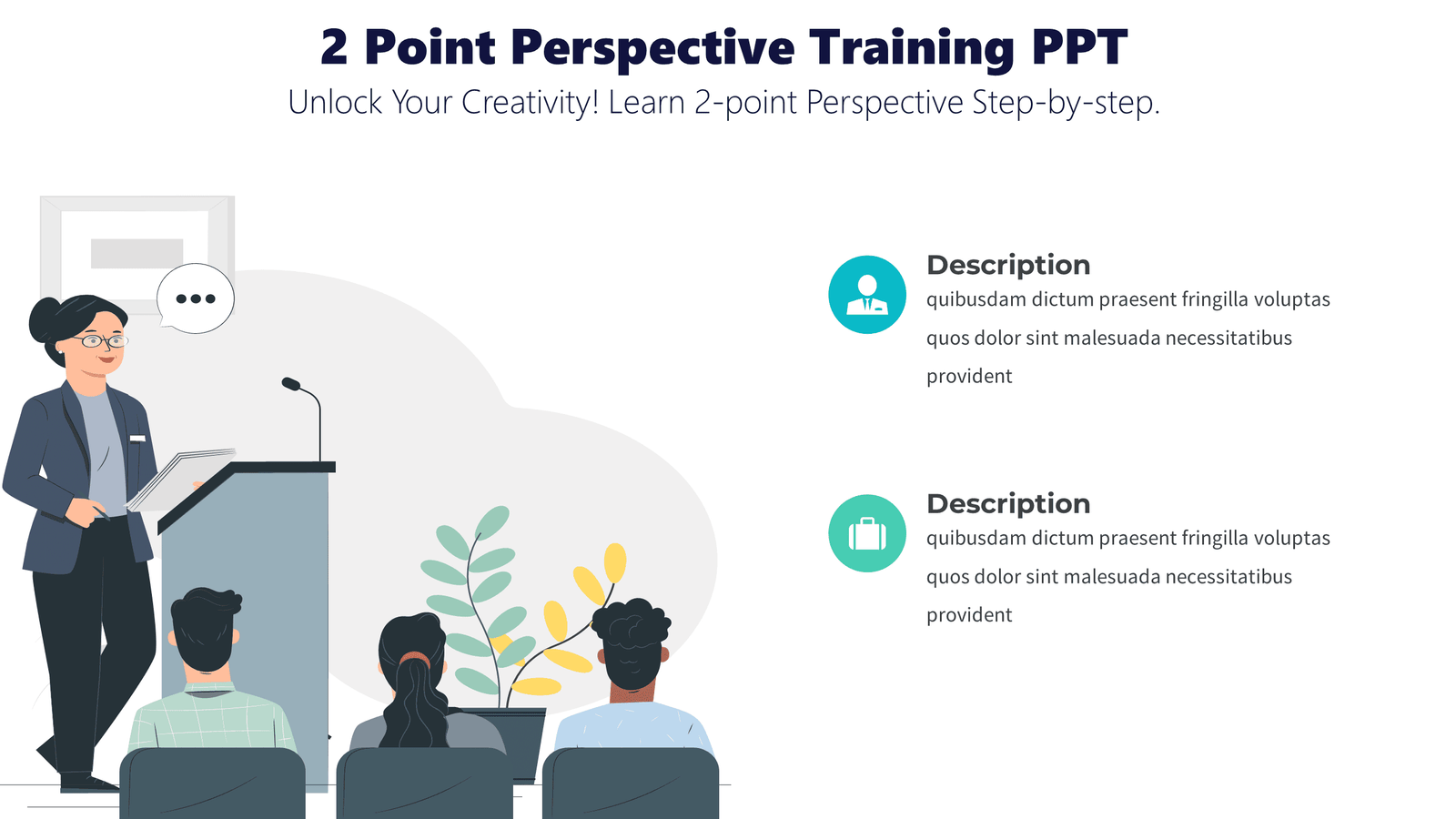 2 Point Perspective Training PPT - Unlock Your Creativity! Learn 2-point Perspective Step-by-step.