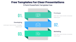 Free Templates For Clear Presentations - 3 Point PowerPoint Template Free