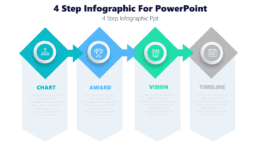 4 Step Infographic For PowerPoint - 4 Step Infographic Ppt