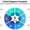 6 Point Diagram Template - Create impactful presentations with a 6 point diagram template.