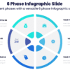 6 Phase Infographic Slide - Present phases with a versatile 6 phase infographic slide.