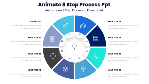 Animate 8 Step Process Ppt - Animate An 8 Step Process In Powerpoint