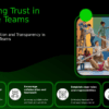 PowerPoint template for building trust among agile members with effective trust-building techniques for agile teams