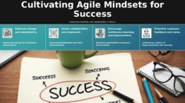 PowerPoint template for Developing Agile Mindsets, ideal for professional presentations and agile coaching PowerPoint slides.